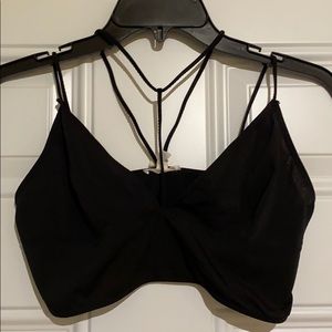 Strappy Black Bralette